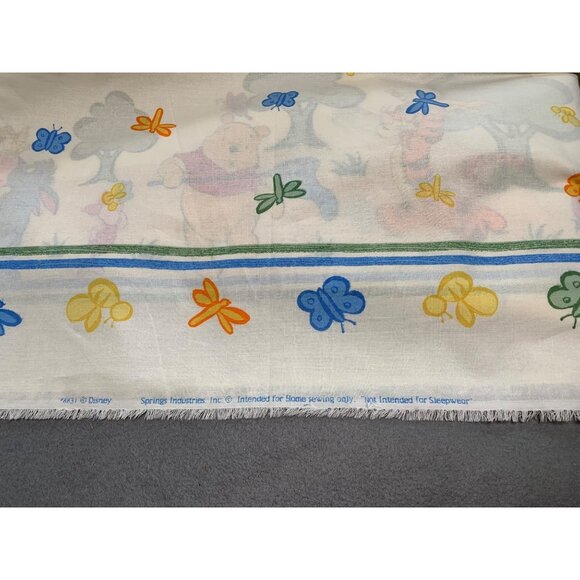 Disney Winnie the Pooh & Friends Kids Fabric Vintage 1 yard x 46" wide - Picture 4 of 9
